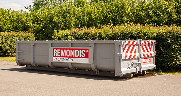 Open container van Remondis De Vocht 
